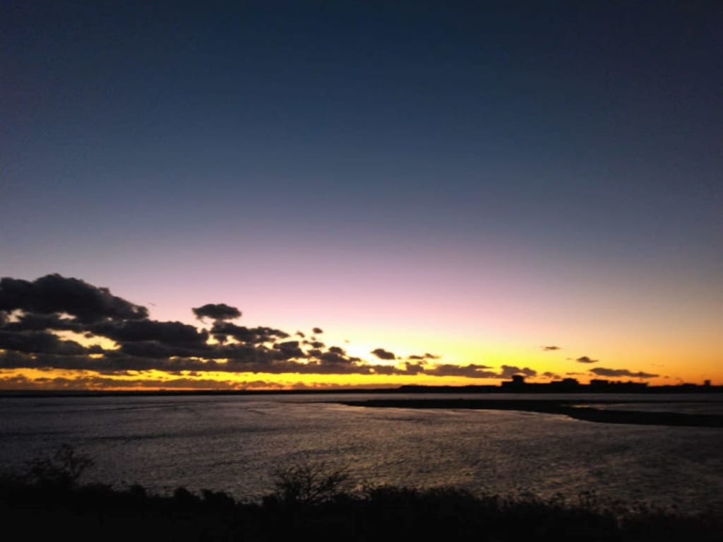 掛塚灯台夕方sunset日没