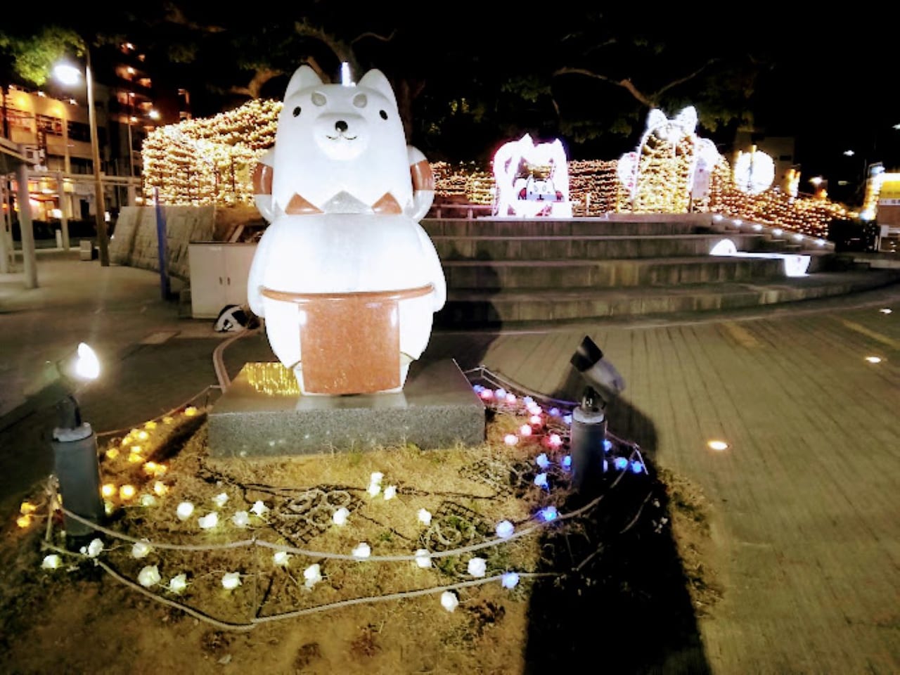 磐田市しっぺい君磐田駅イルミネーション