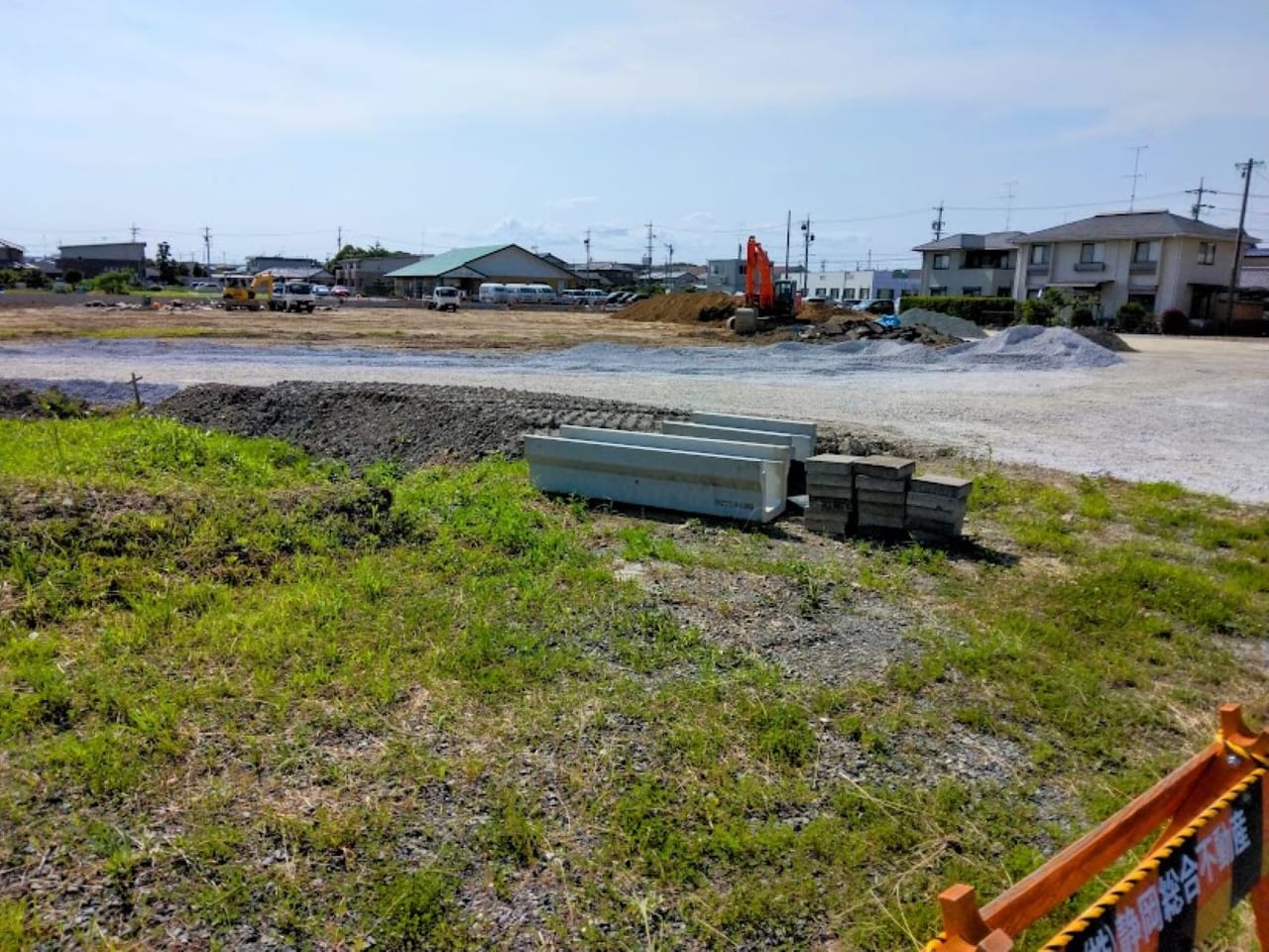 袋井市久能建設中工事中