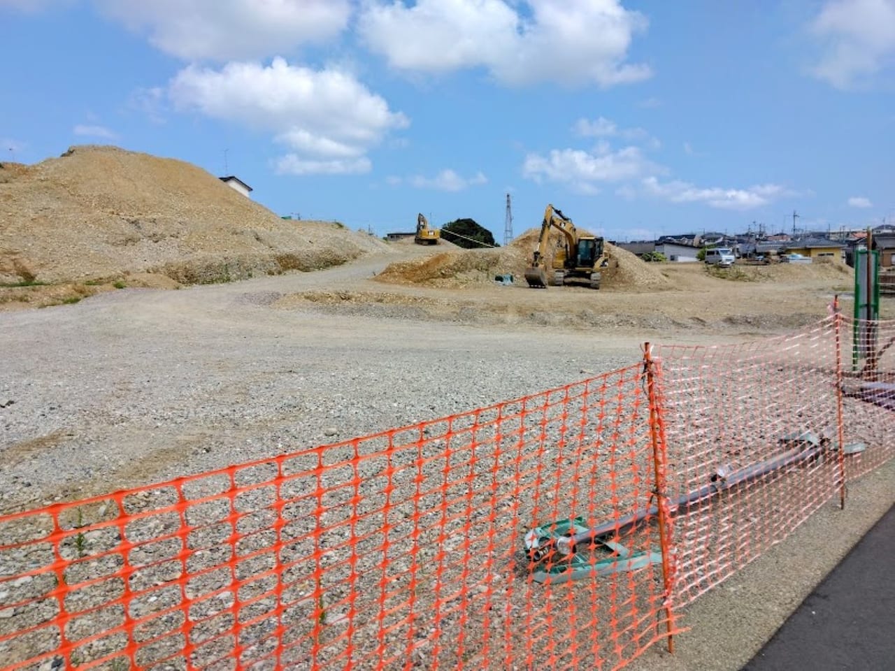 磐田市東大久保区画工事