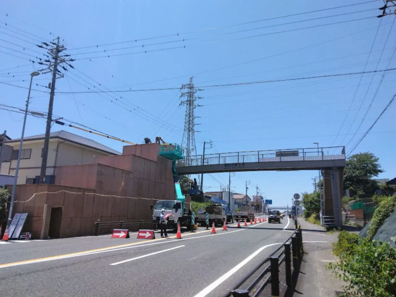 磐田市石川建設歩道橋