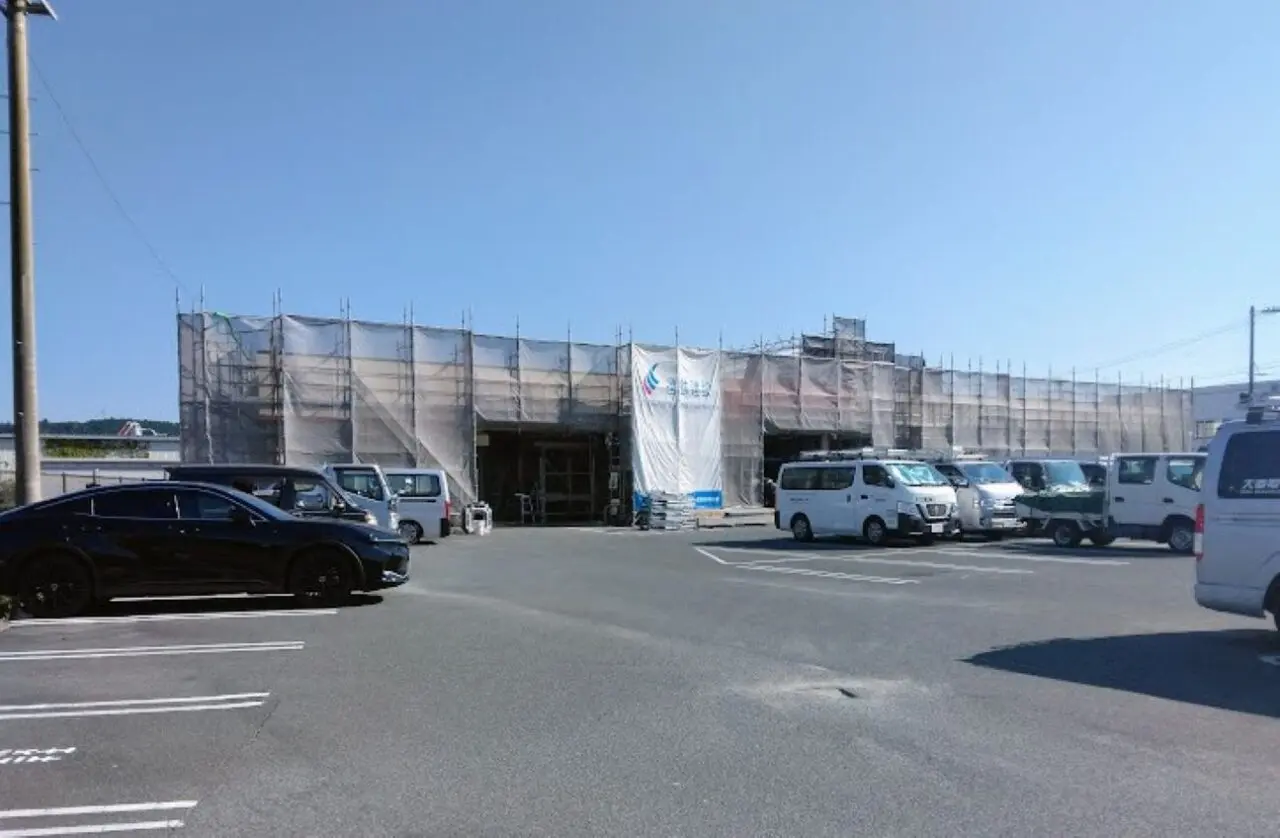 周智郡森町遠鉄ストア建設中