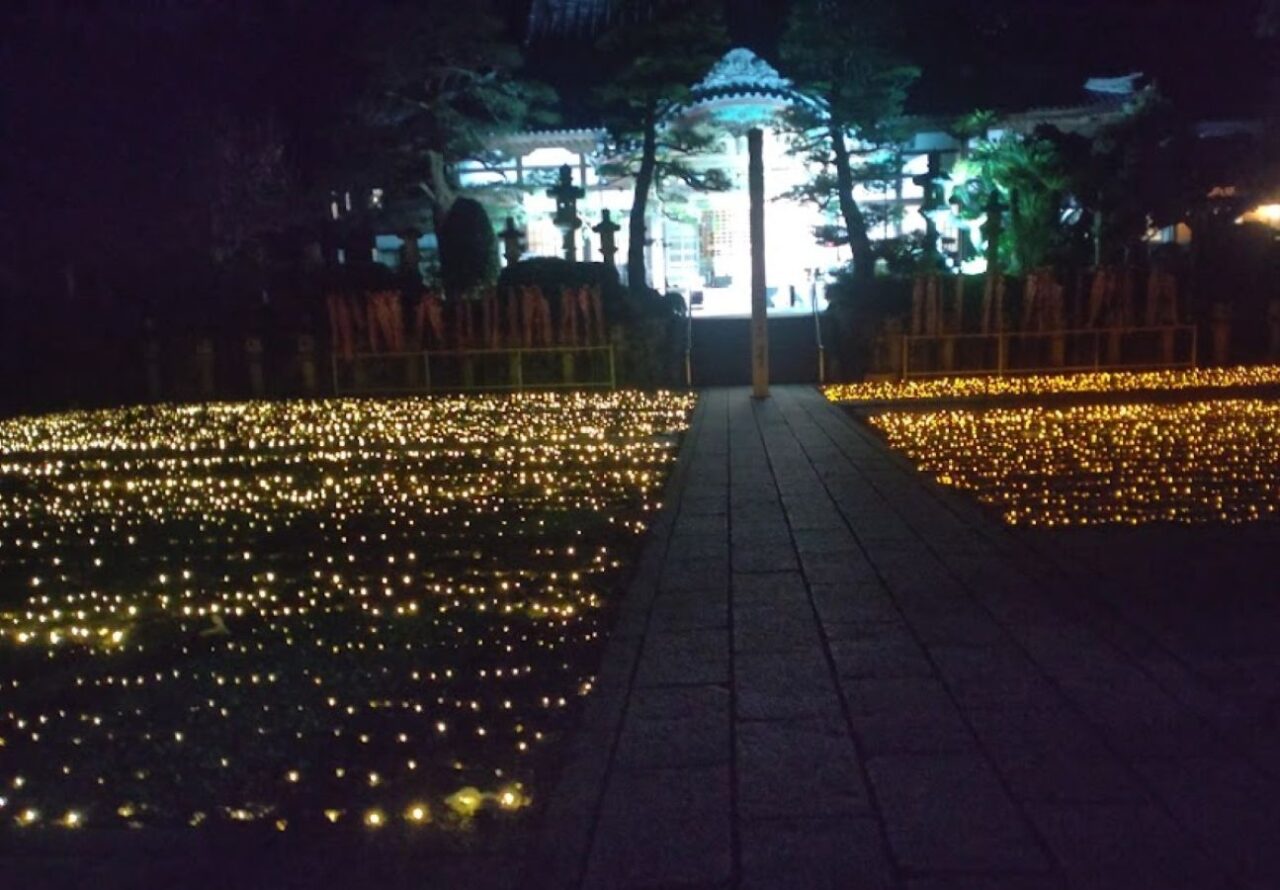 秋葉山総本殿 可睡斎袋井市久能可睡斎ライトアップ