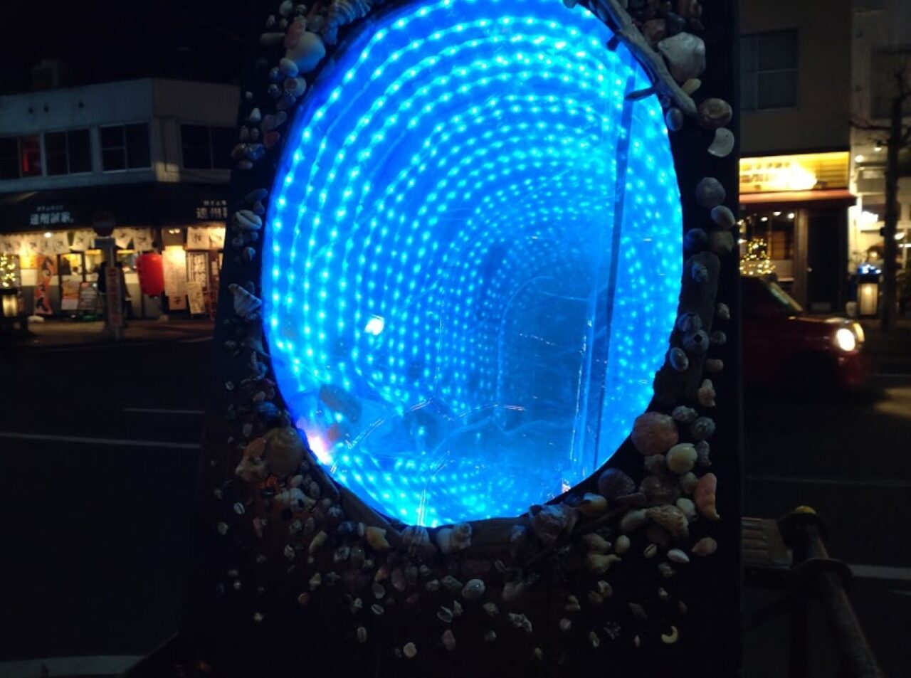 掛川ひかりのオブジェ展掛川市掛川駅前