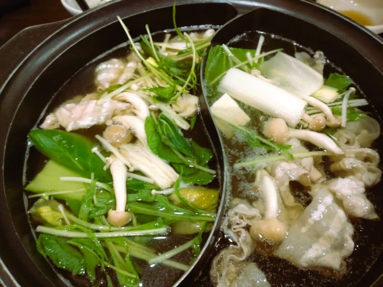 しゃぶ葉しゃぶしゃぶ肉おいしい寒い日に最適